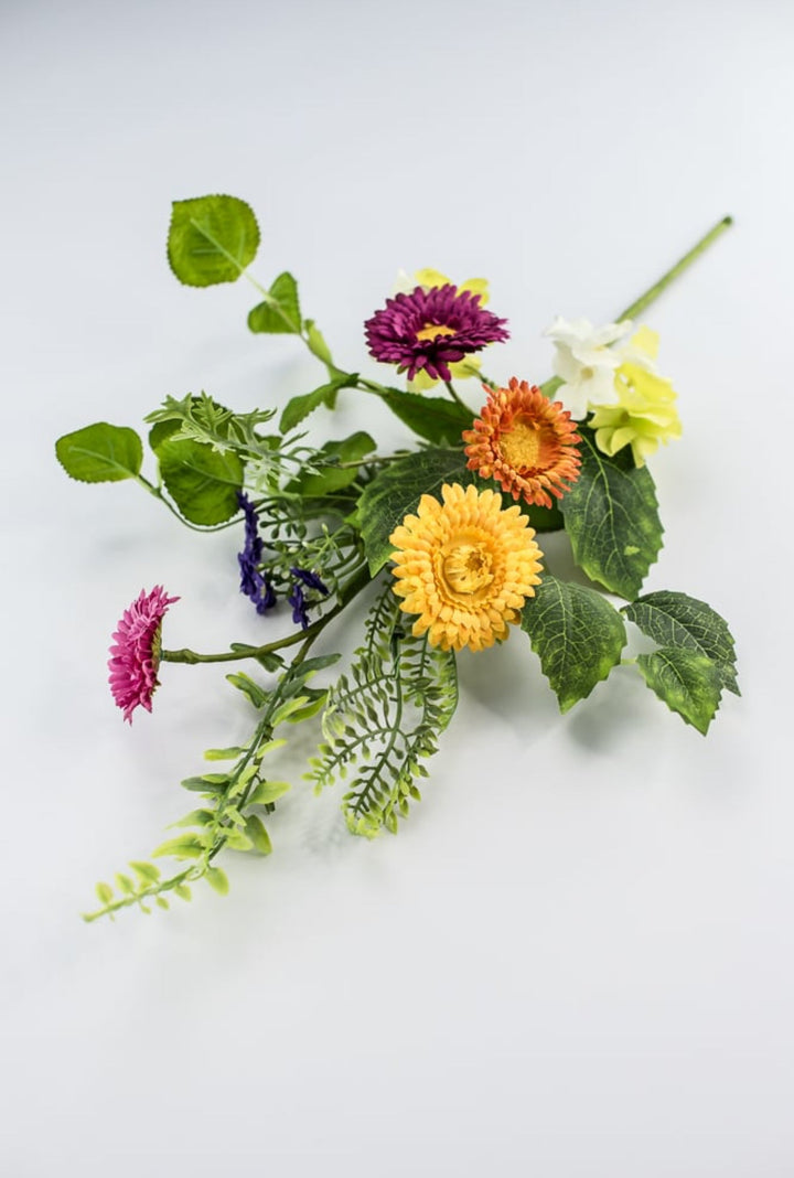 Mixed flower pick with greenery - Greenery MarketArtificial Flora63974