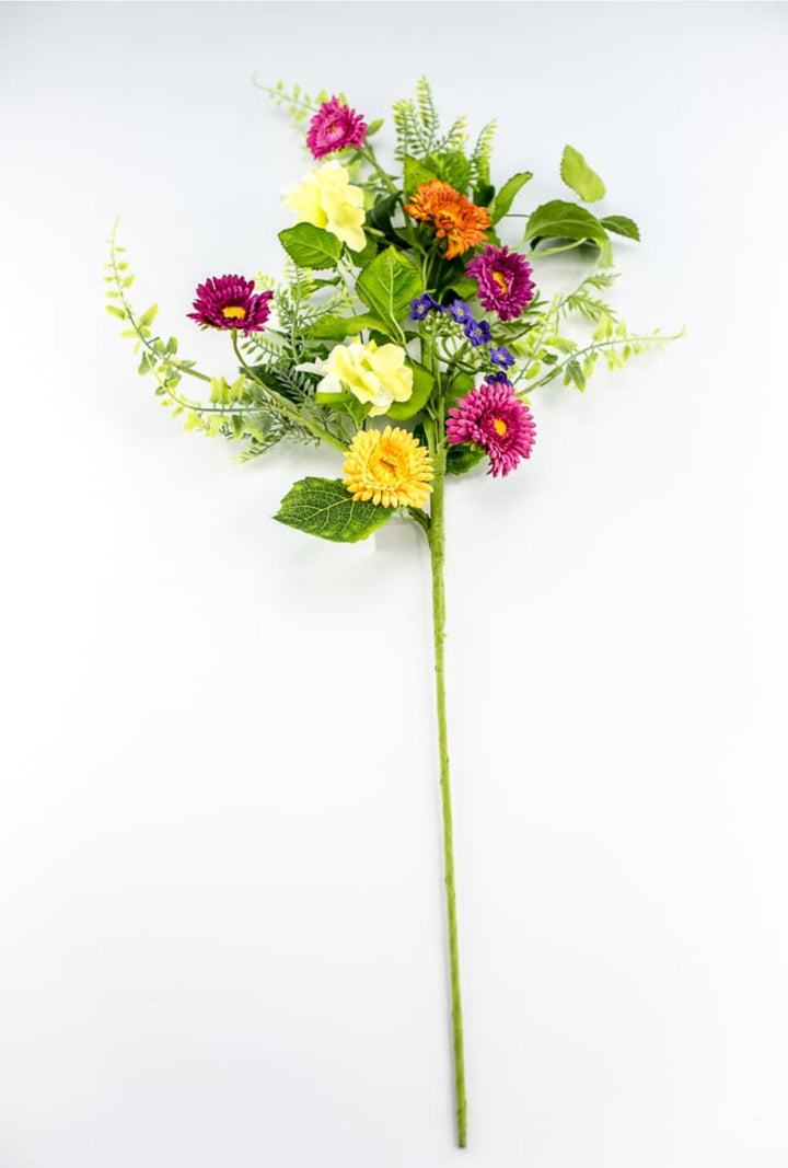 Mixed flower spray with greenery - Greenery MarketArtificial Flora63973