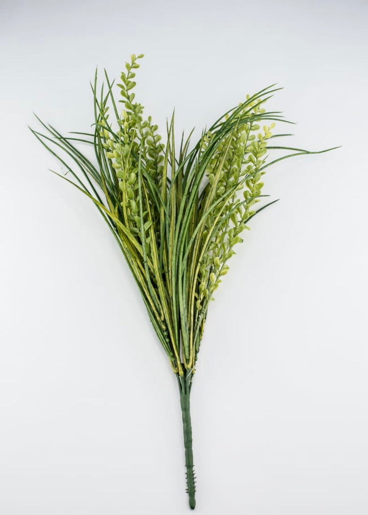 Mixed grasses and boxwood greenery bush x 23” - Greenery MarketArtificial Flora82336