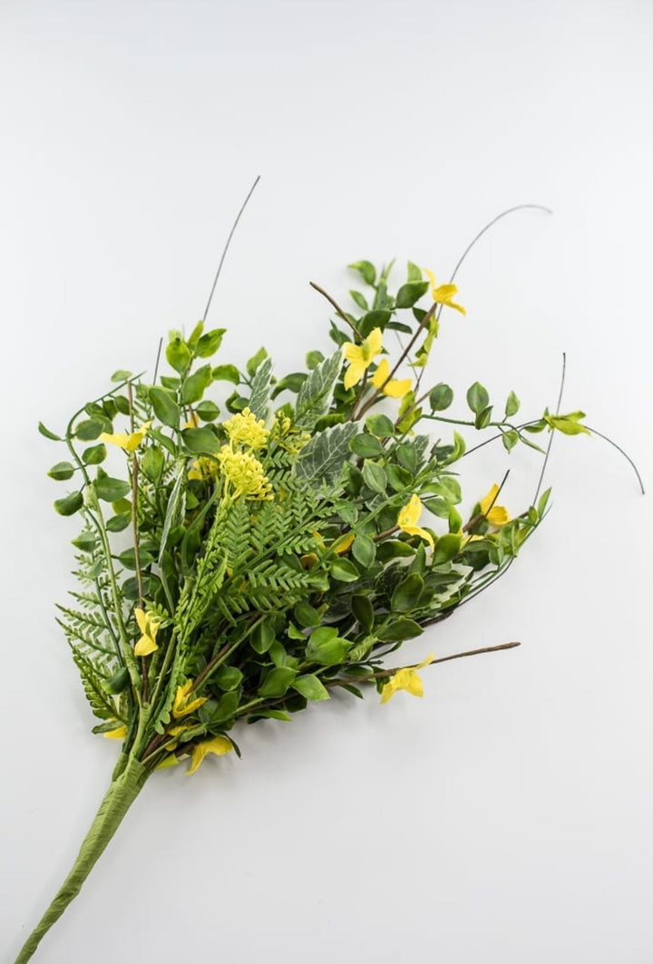 Mixed greenery, forsythia, and twig bush - yellow - Greenery Market63263BU22