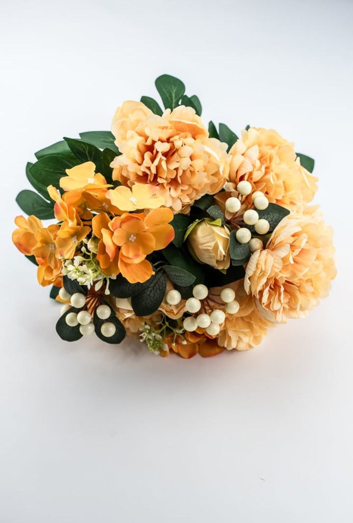 Mixed Peonies And Hydrangea Bush - Peach - Greenery Market84955 - PH