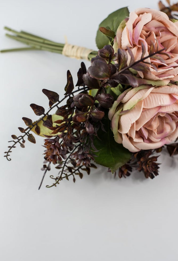 Mixed Peony and eucalyptus bundle - soft pink - Greenery MarketArtificial Flora26321