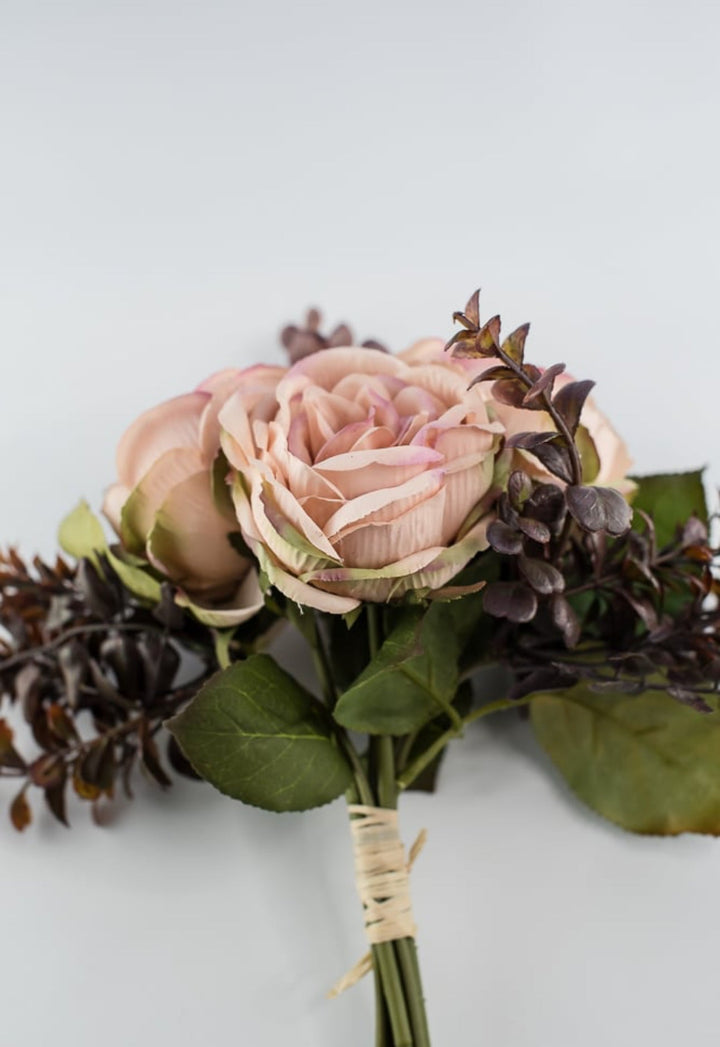 Mixed Peony and eucalyptus bundle - soft pink - Greenery MarketArtificial Flora26321