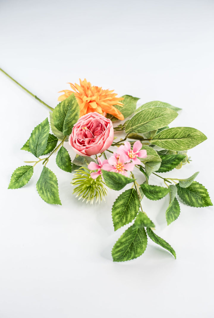 Mixed peony and mum spray - Greenery Market64772