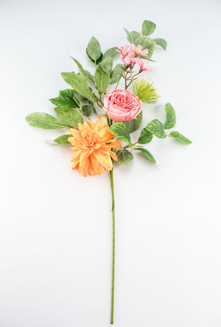 Mixed peony and mum spray - Greenery Market64772