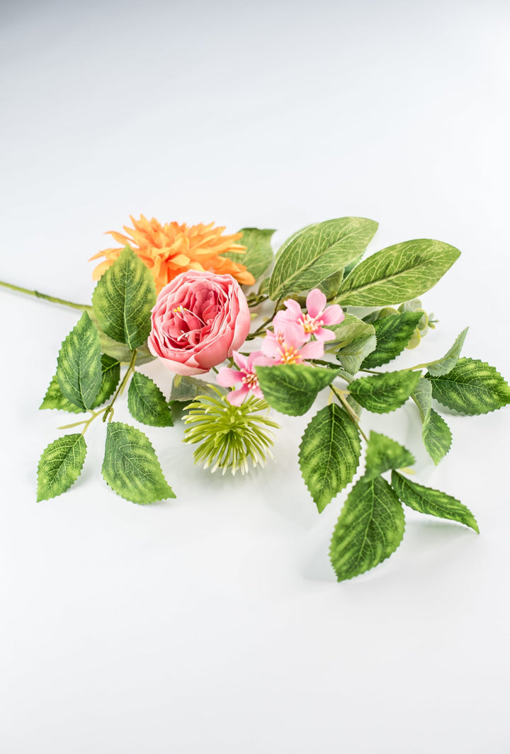 Mixed peony and mum spray - Greenery Market64772