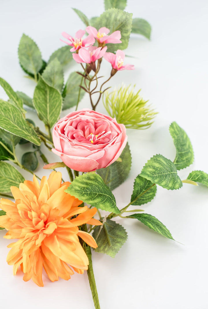 Mixed peony and mum spray - Greenery Market64772