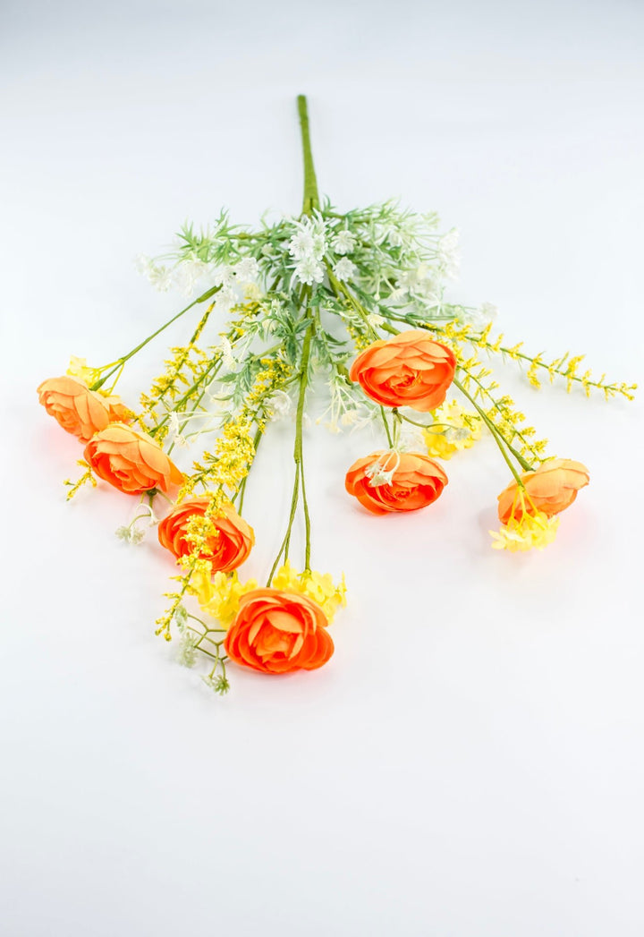 Mixed Ranunculus bush - orange - Greenery Market40218 - OR