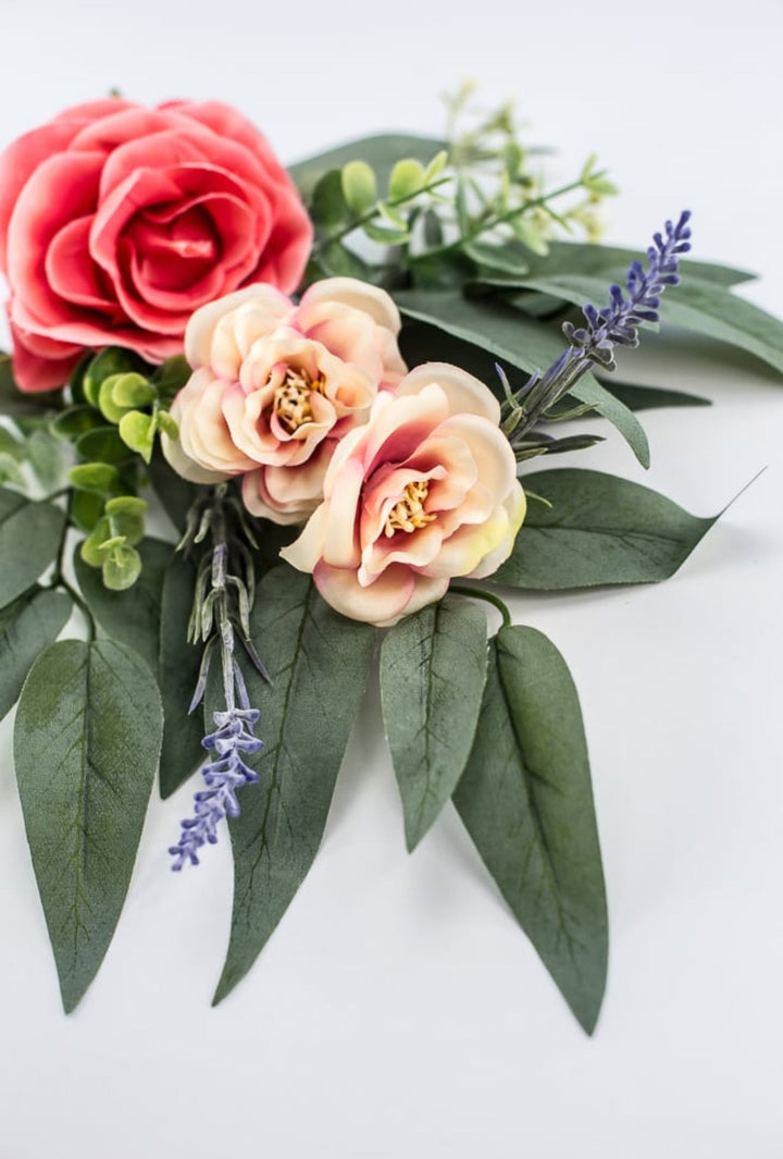 Mixed rose and eucalyptus - Greenery MarketArtificial Flora84166