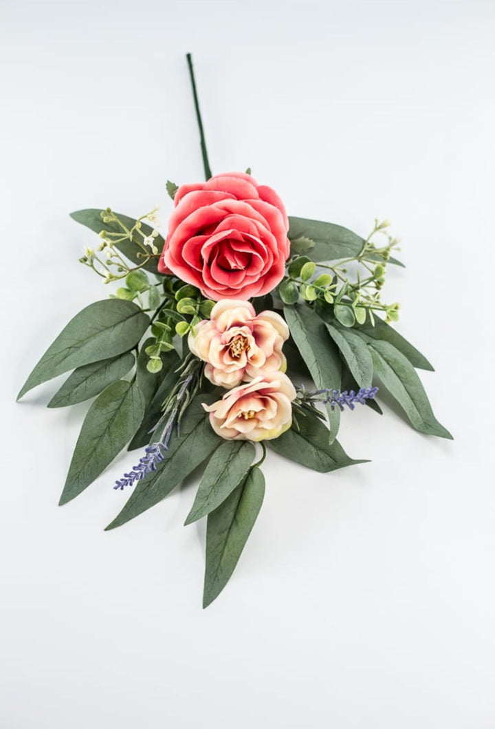 Mixed rose and eucalyptus - Greenery MarketArtificial Flora84166