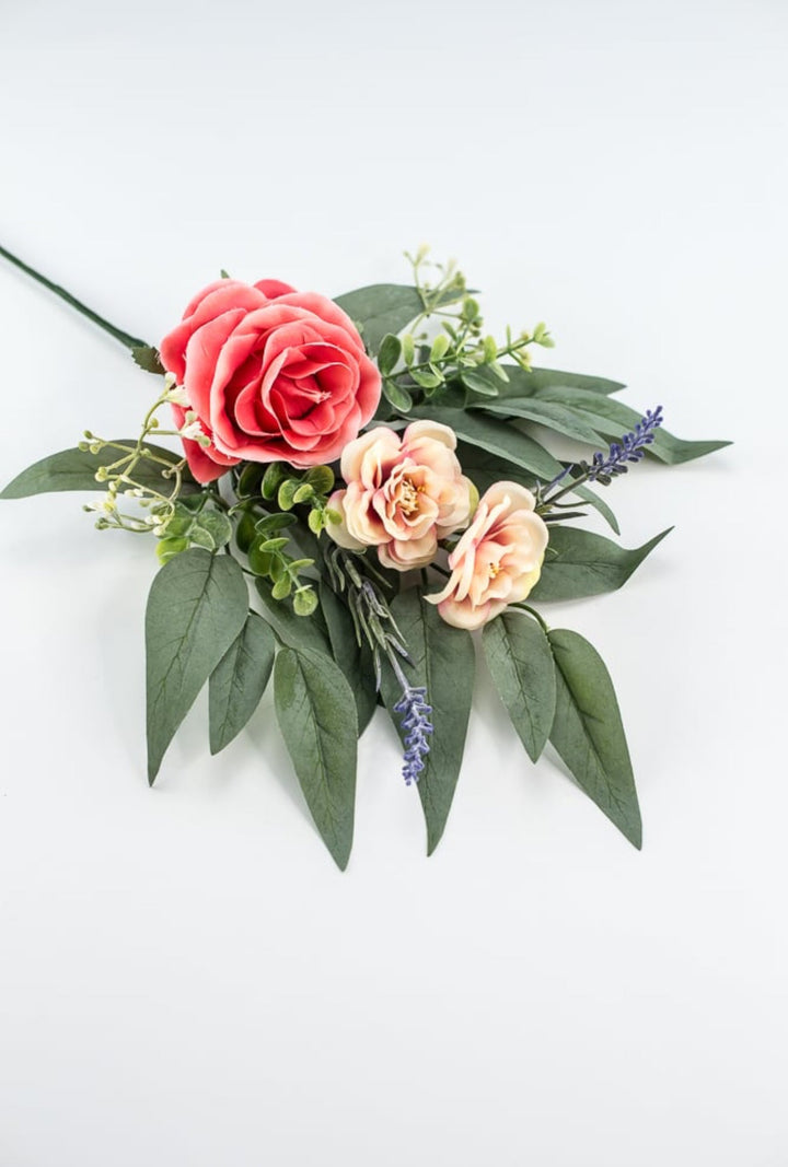Mixed rose and eucalyptus - Greenery MarketArtificial Flora84166