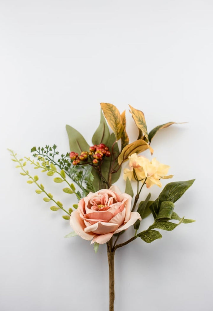 Mixed Rose, hydrangeas, and berry pick - Greenery MarketArtificial FloraPM2880-CINMV