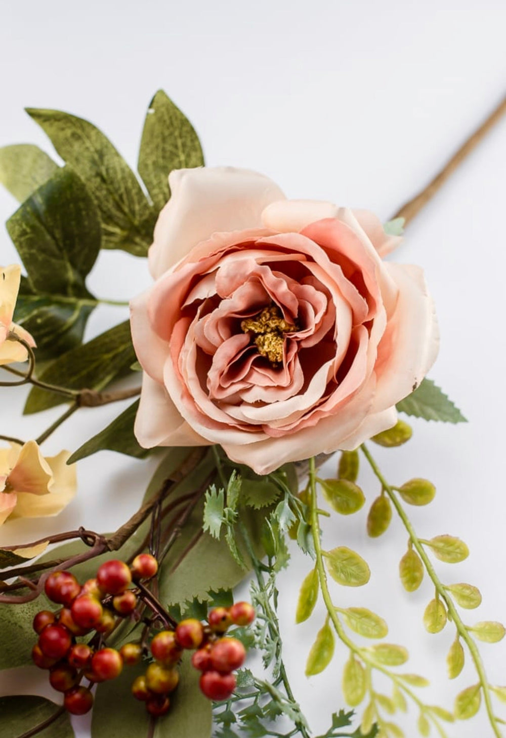 Mixed Rose, hydrangeas, and berry pick - Greenery MarketArtificial FloraPM2880-CINMV