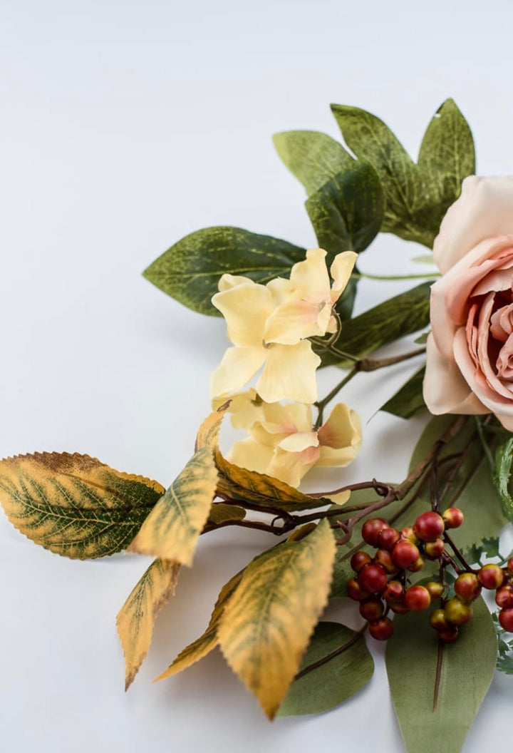 Mixed Rose, hydrangeas, and berry pick - Greenery MarketArtificial FloraPM2880-CINMV