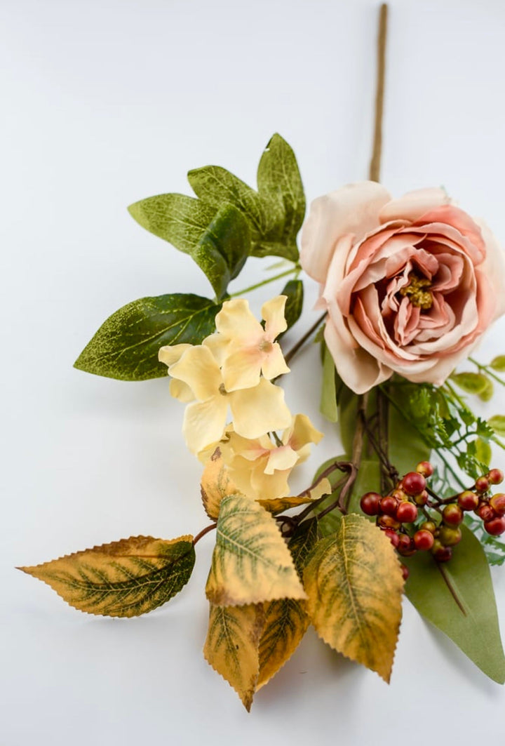 Mixed Rose, hydrangeas, and berry pick - Greenery MarketArtificial FloraPM2880-CINMV