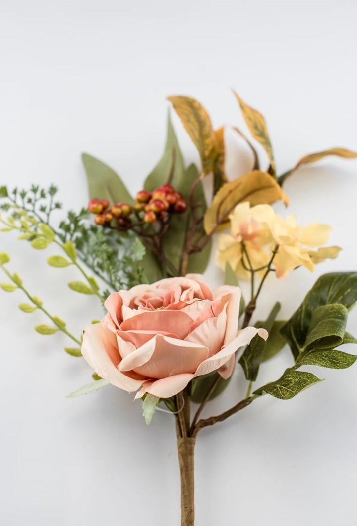 Mixed Rose, hydrangeas, and berry pick - Greenery MarketArtificial FloraPM2880-CINMV