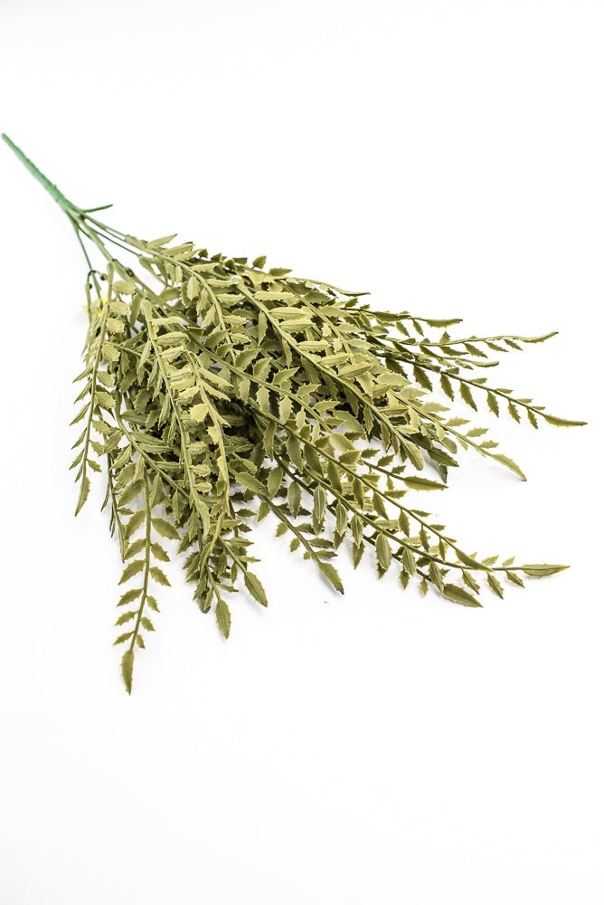 Mossy Fishtail Fern Bush - Greenery MarketArtificial Flora13626GN