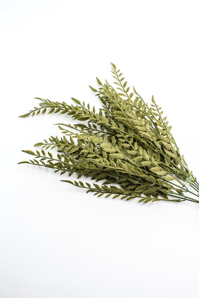 Mossy Fishtail Fern Bush - Greenery MarketArtificial Flora13626GN