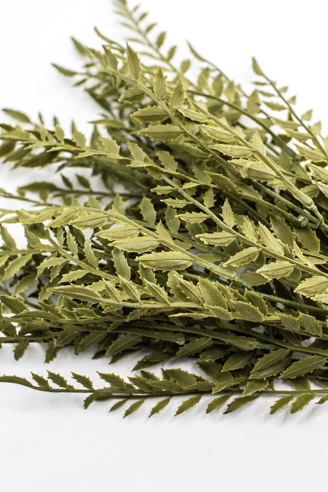 Mossy Fishtail Fern Bush - Greenery MarketArtificial Flora13626GN