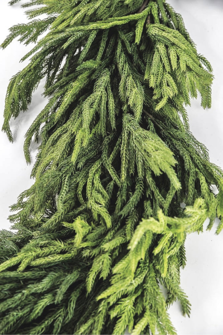 Natural touch thick norfolk garland 72” x 16” - Greenery MarketGarlandMTX73277