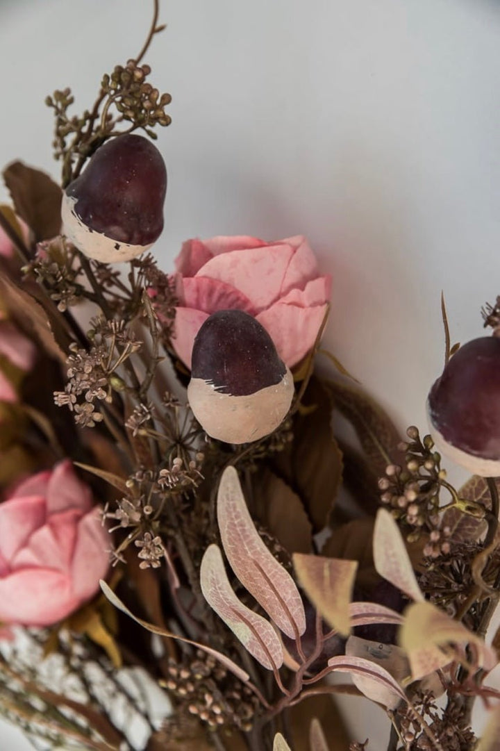 Open rose & mum mixed bundle - dusty pink - Greenery MarketArtificial Flora26378