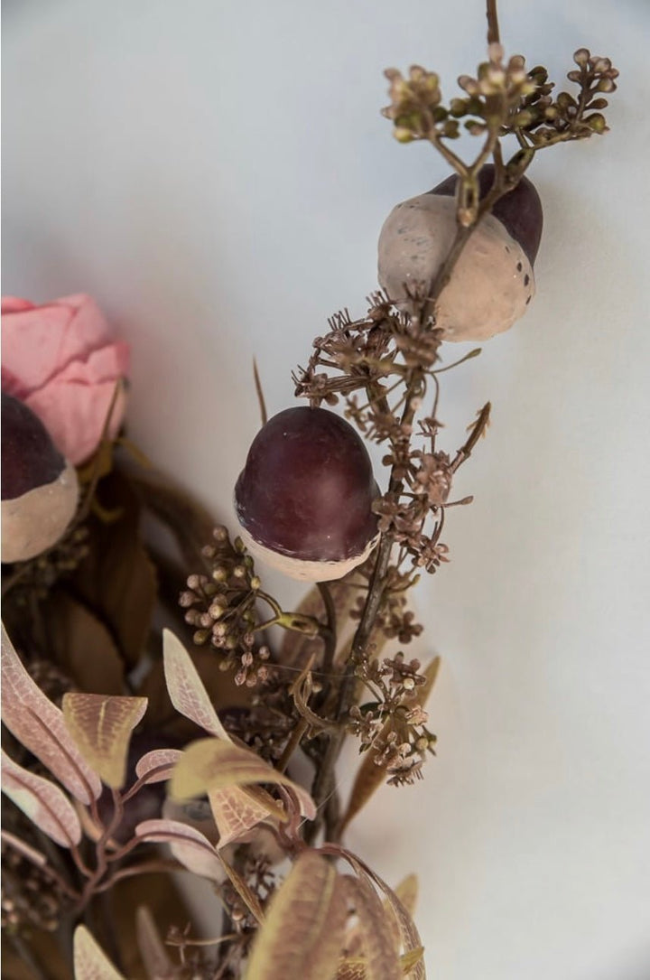 Open rose & mum mixed bundle - dusty pink - Greenery MarketArtificial Flora26378