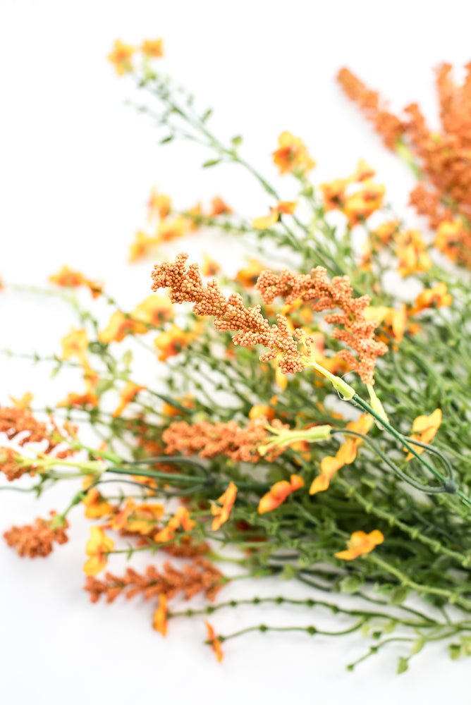 Orange Babies Breath Filler Bush - Greenery MarketFall and Halloween30356or