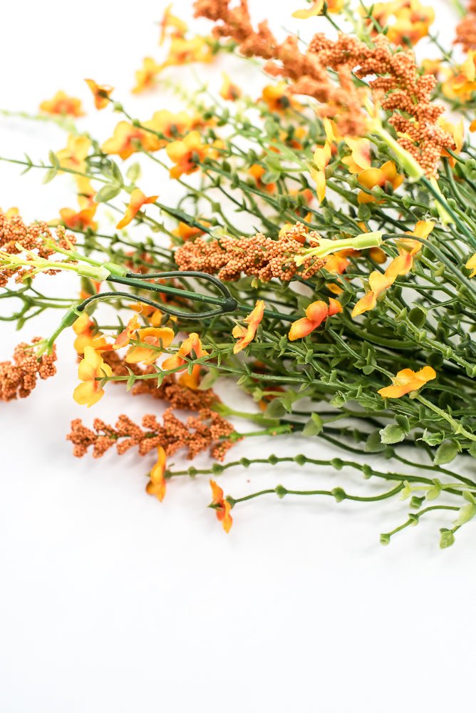 Orange Babies Breath Filler Bush - Greenery MarketFall and Halloween30356or