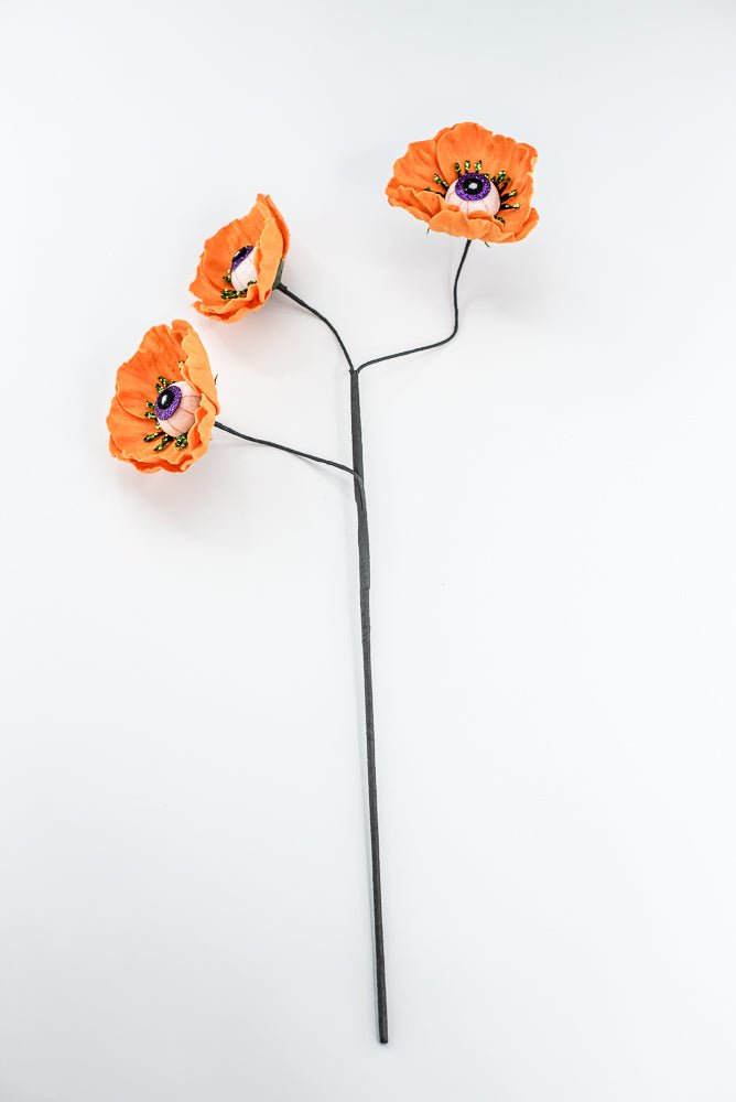 Orange Eyeball Flower Spray - Greenery Market57241OR