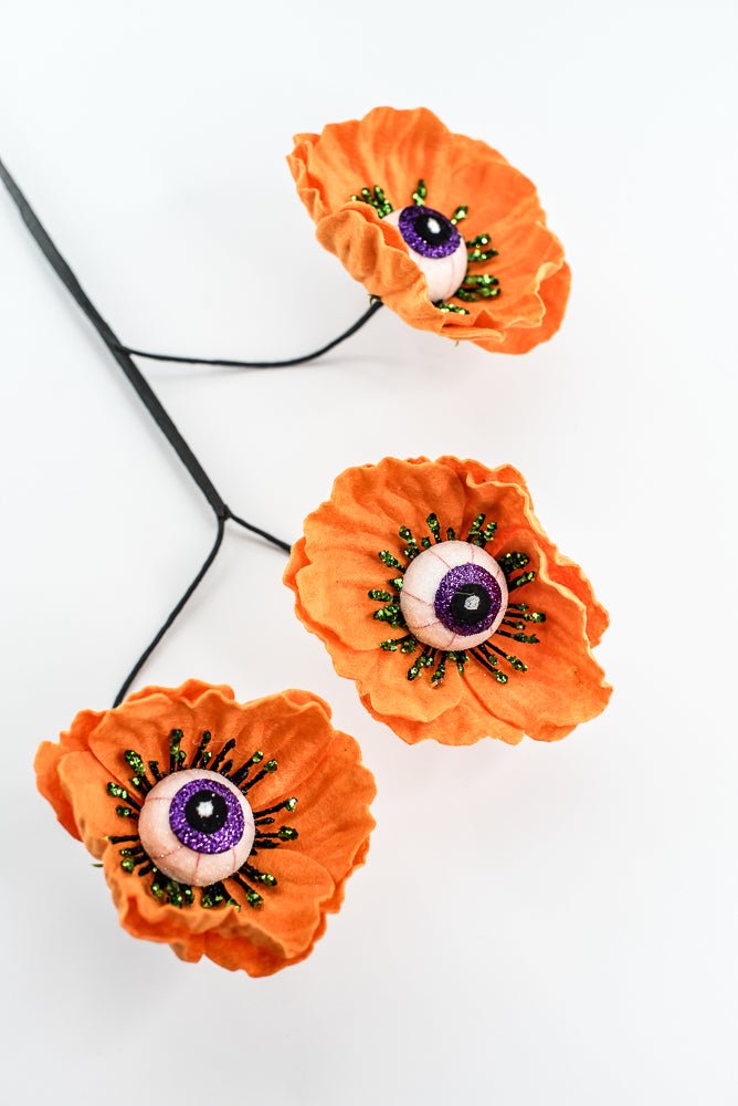 Orange Eyeball Flower Spray - Greenery Market57241OR