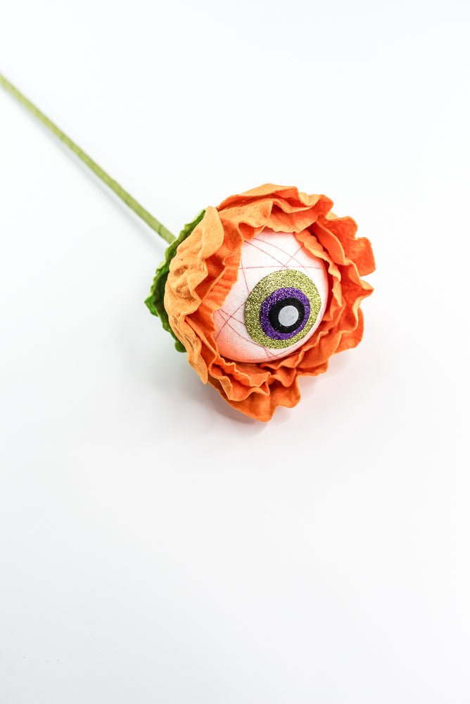 Orange Eyeball Flower Stem - Greenery Market57242OR