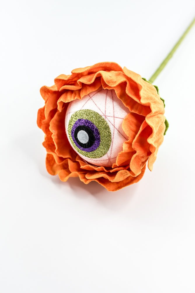 Orange Eyeball Flower Stem - Greenery Market57242OR