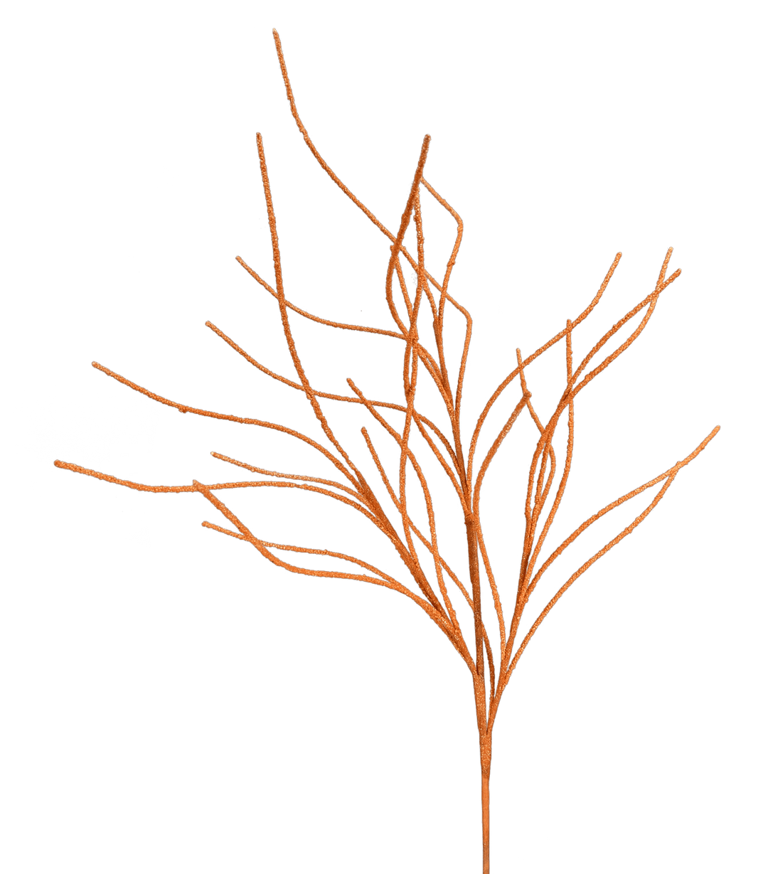 Orange Glitter Twig Spray - Greenery Market57169OR