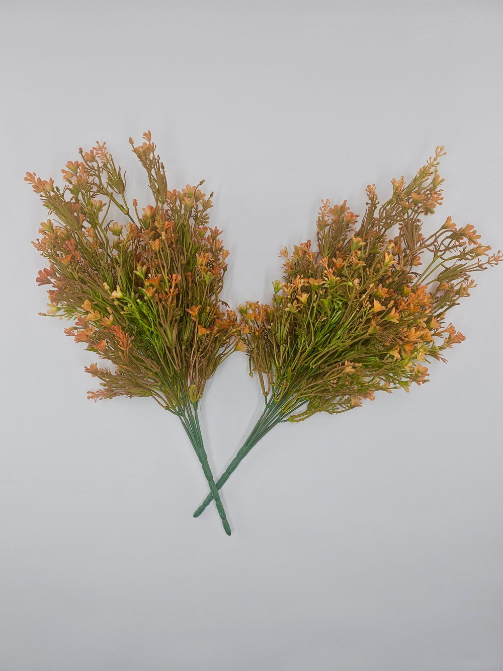 Orange mini flower, greenery x 2 bushes - Greenery Marketgreenery43926