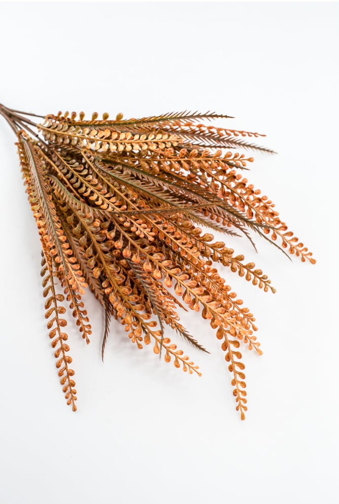 Orange Plastic Bead Grass Leaves Bush - Greenery Market57355OR