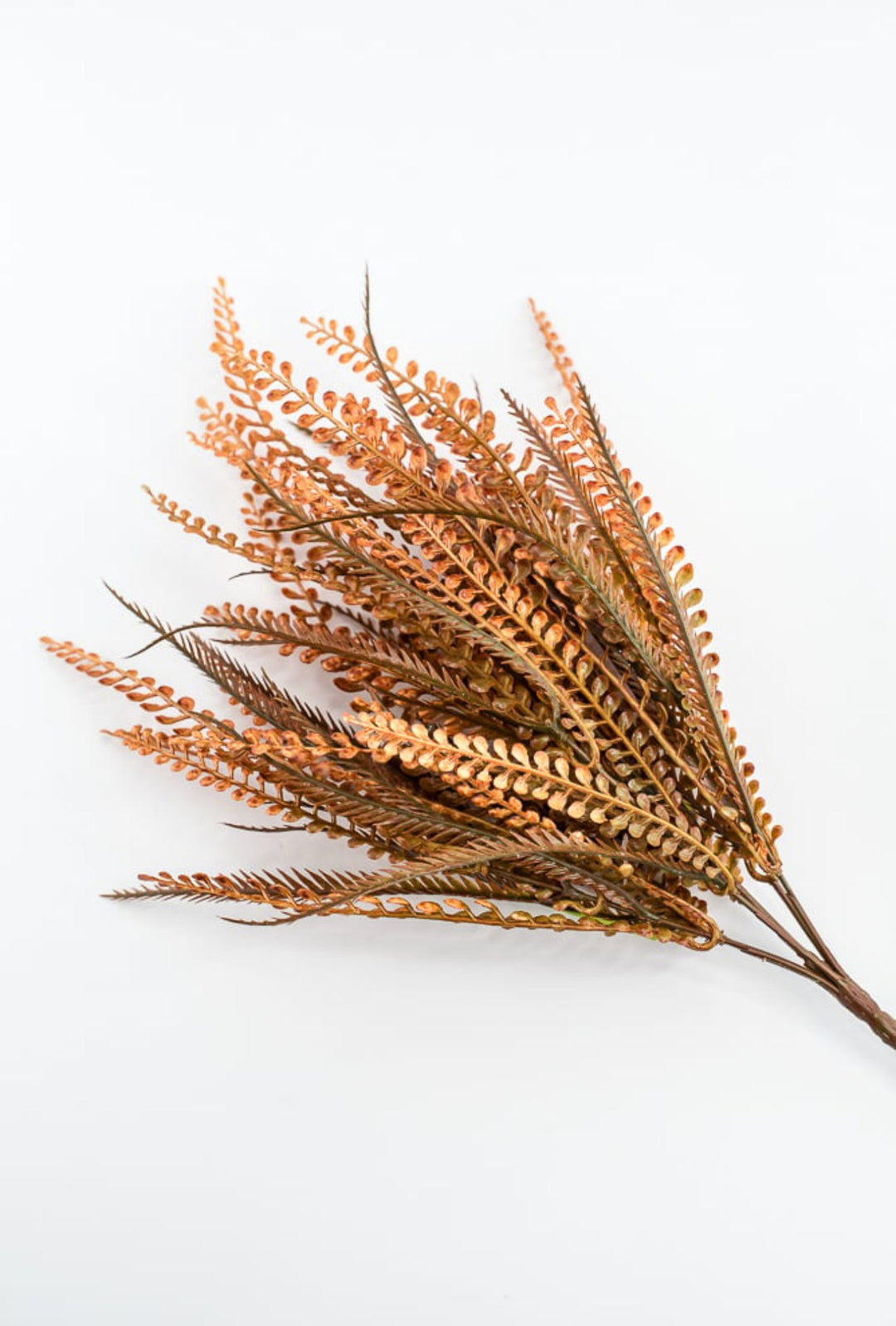 Orange Plastic Bead Grass Leaves Bush - Greenery Market57355OR