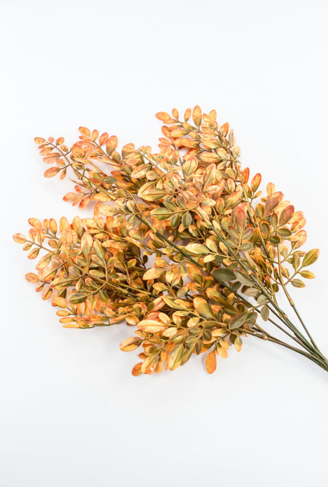 Orange Plastic Hemlock Bush - Greenery Market57317OR