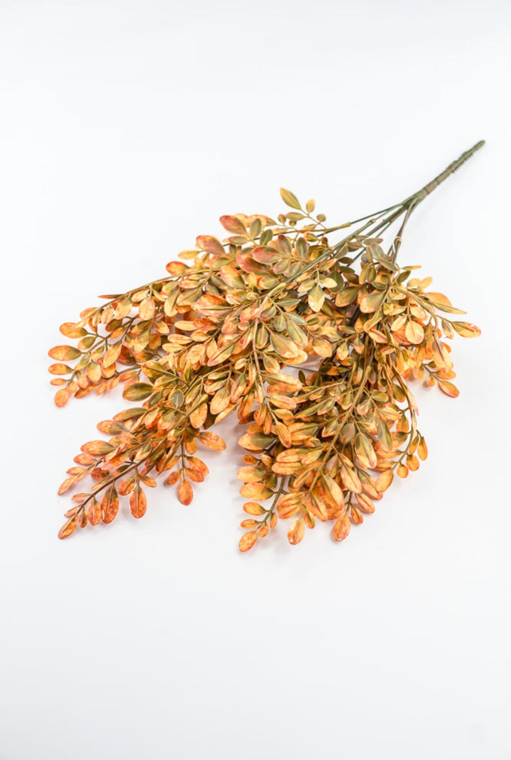 Orange Plastic Hemlock Bush - Greenery Market57317OR