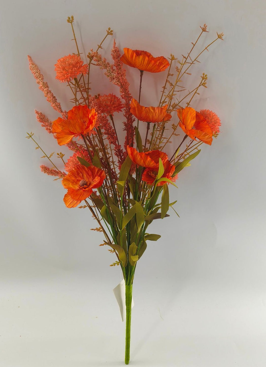 Orange Poppy Cattail Mixed - Greenery Market40375 - OR