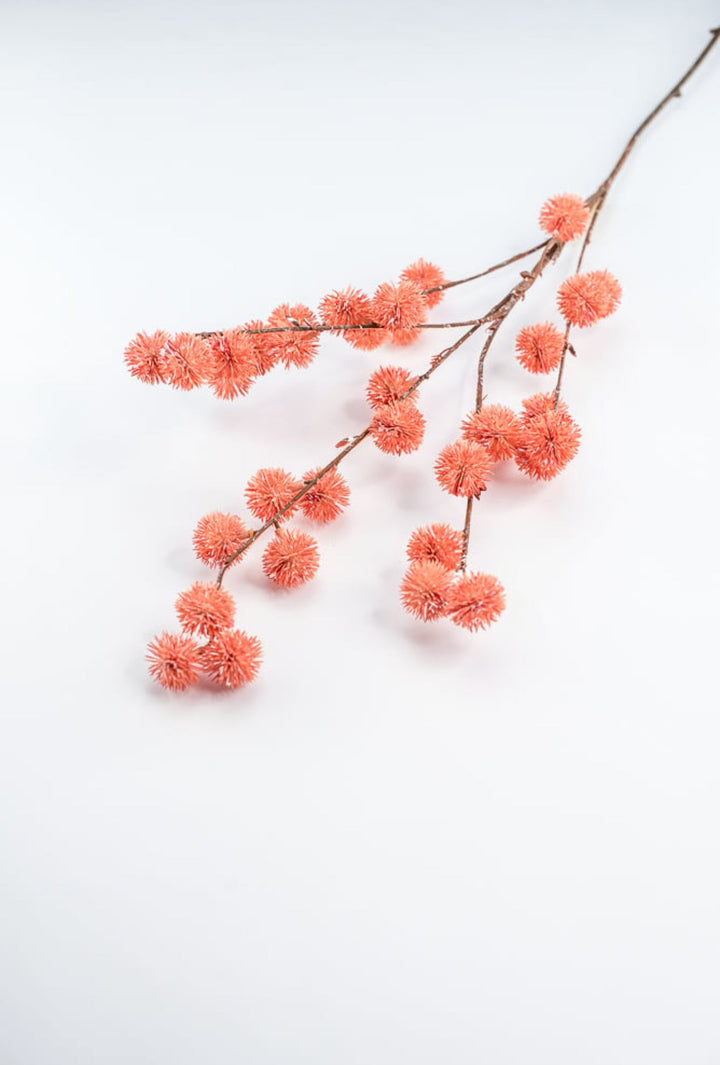 Orange Spike Ball Spray - Greenery Market219602