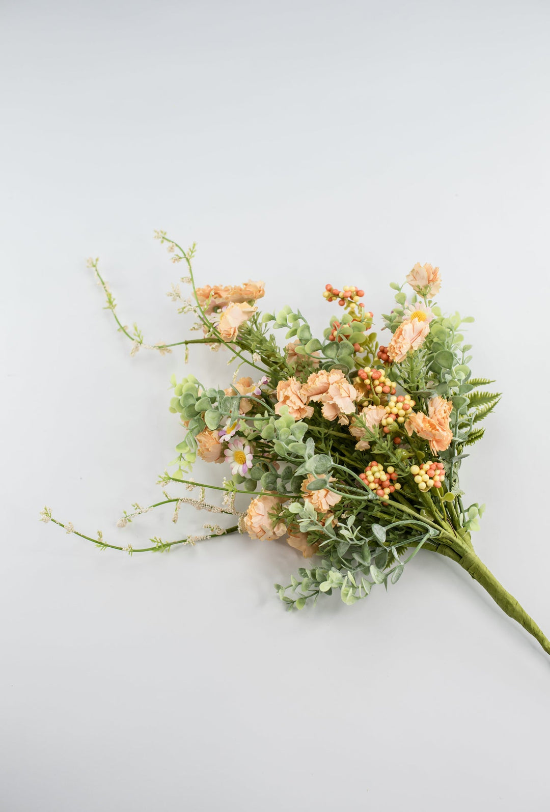 Peach, Artificial, Wild Flower Bush - Greenery MarketArtificial Flora64851 - PH