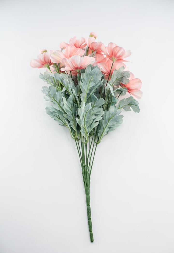 Peach cosmos artificial flower bush - Greenery MarketArtificial Flora84299 - PH