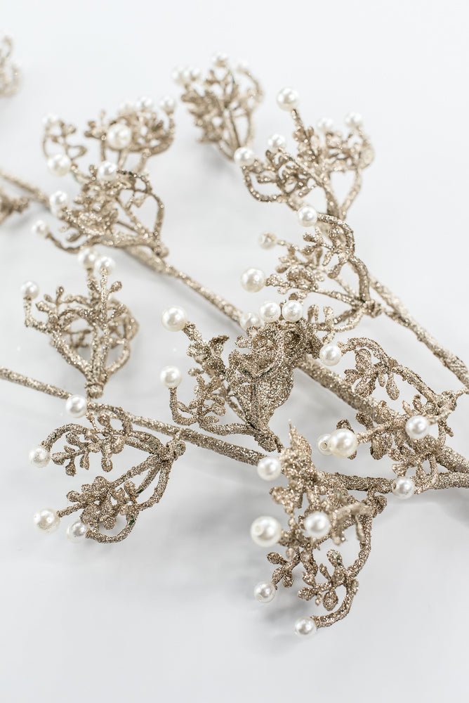 Pearls glittered spray - Greenery MarketXG590 - TIF