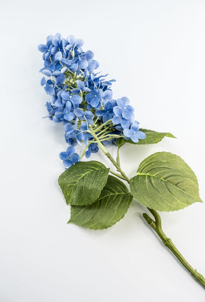Peegee hydrangea stem - blue - real touch - Greenery Market6466 - B