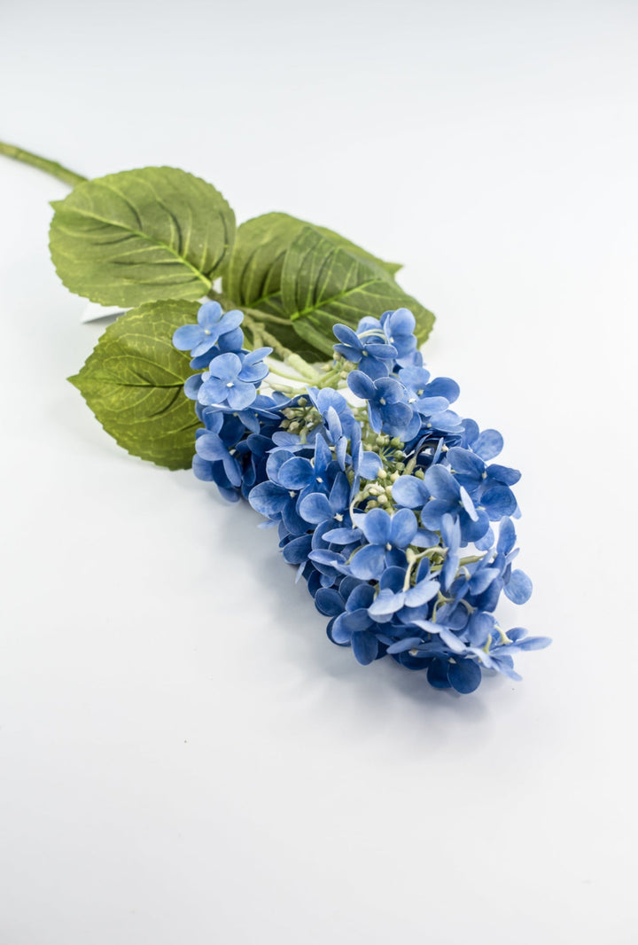 Peegee hydrangea stem - blue - real touch - Greenery Market6466 - B