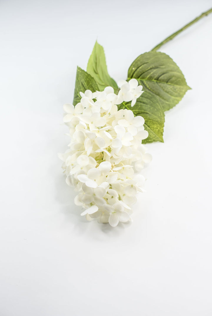 Peegee hydrangea stem - white - real touch - Greenery Market6466 - W