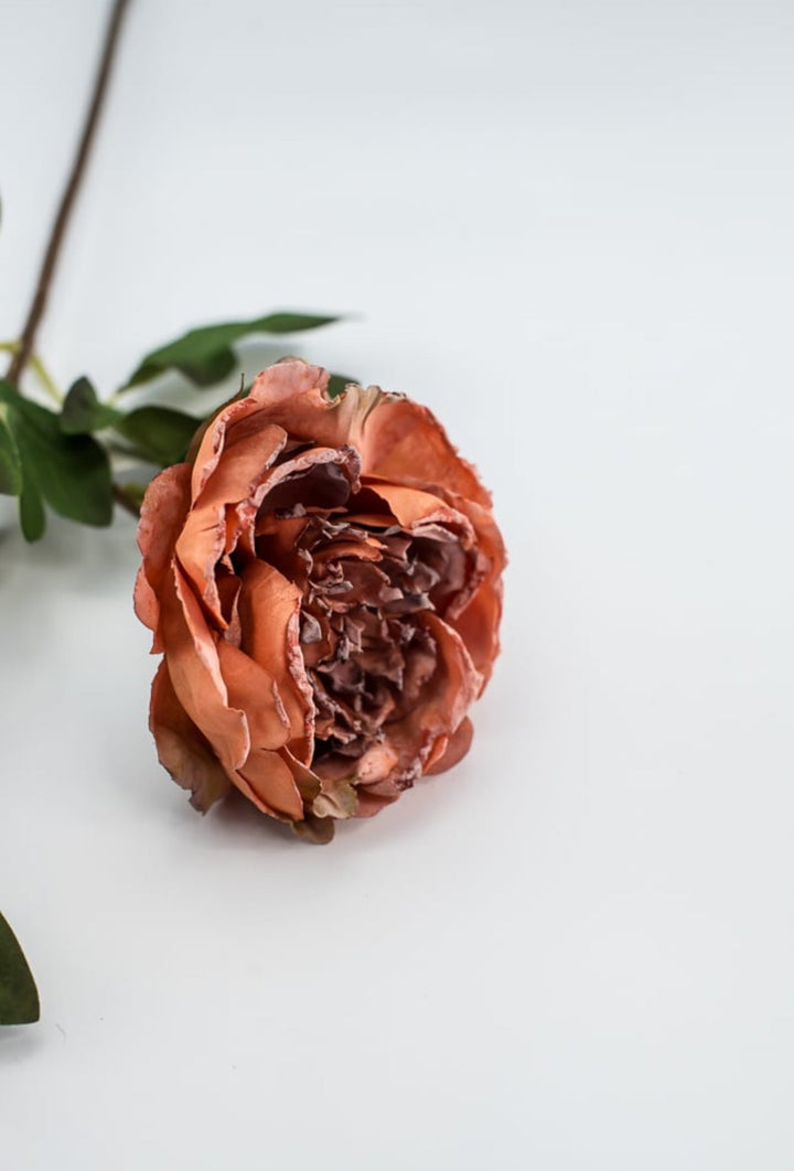 Peony spray - soft orange - Greenery Marketartificial flowers27856