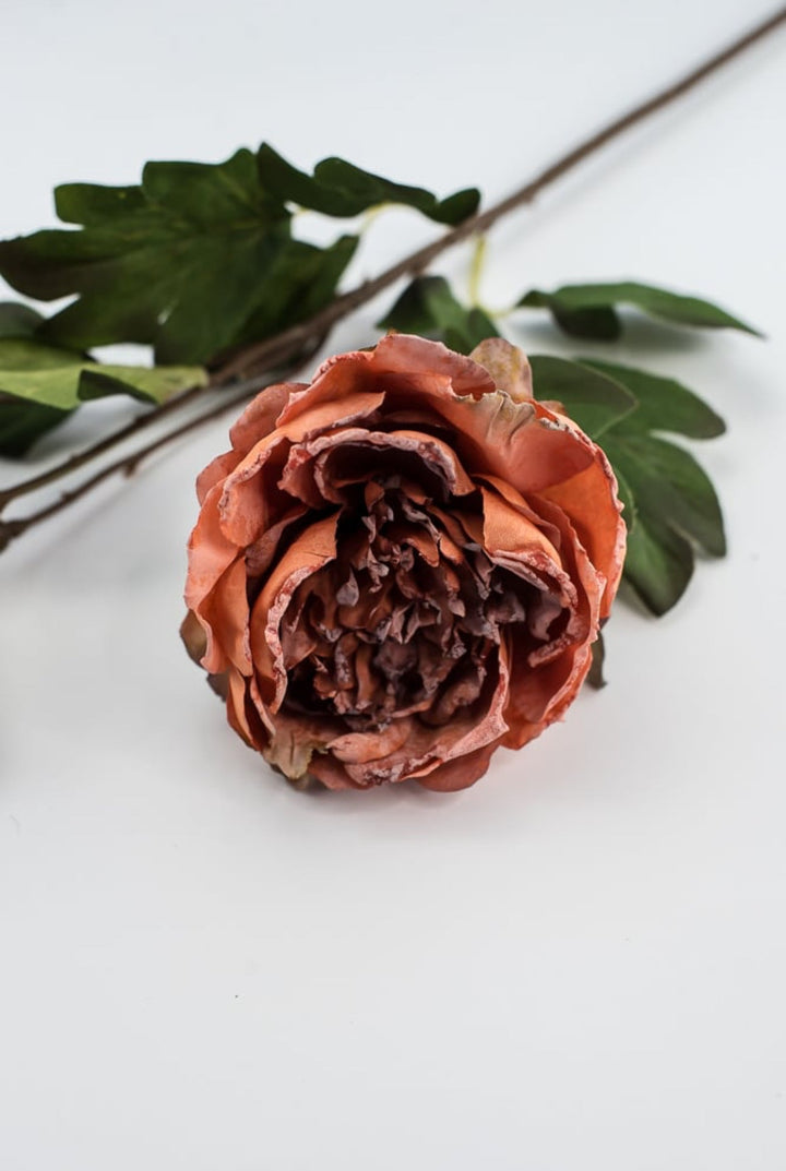 Peony spray - soft orange - Greenery Marketartificial flowers27856