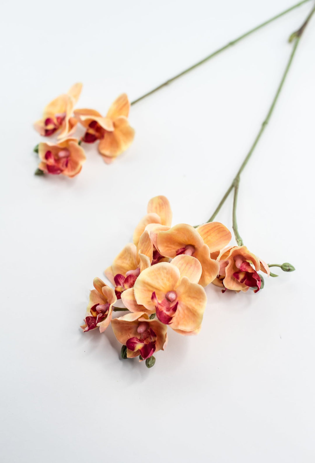 Phalaenopsis, Mini Orchid Flower spray - orange - Greenery MarketArtificial Flora6481 - OG