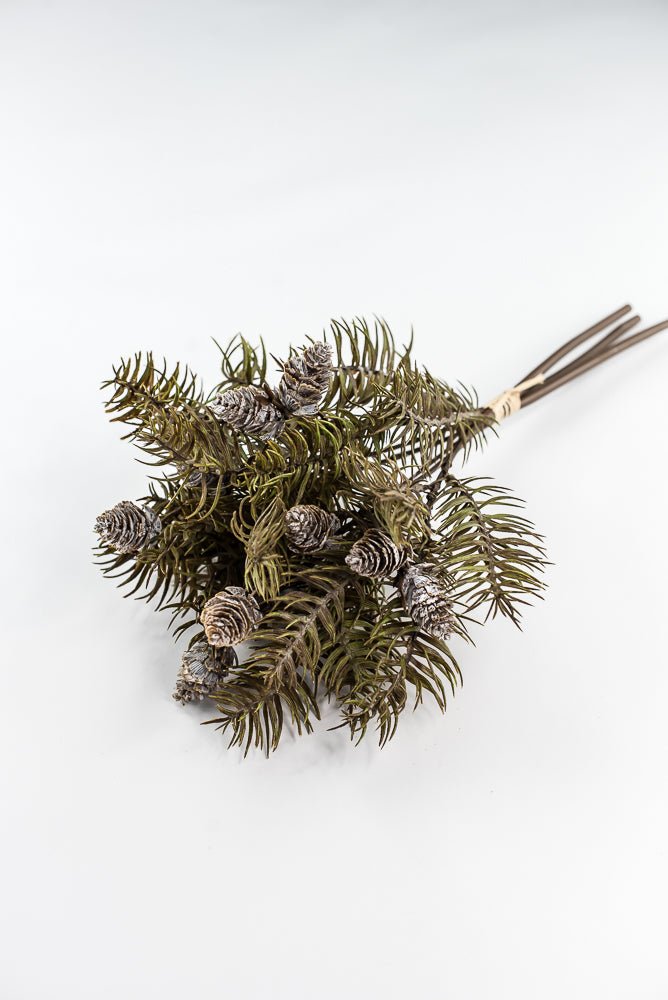 Pine Bundle With Pinecone - 15" - Greenery MarketX1979HEMLOCK
